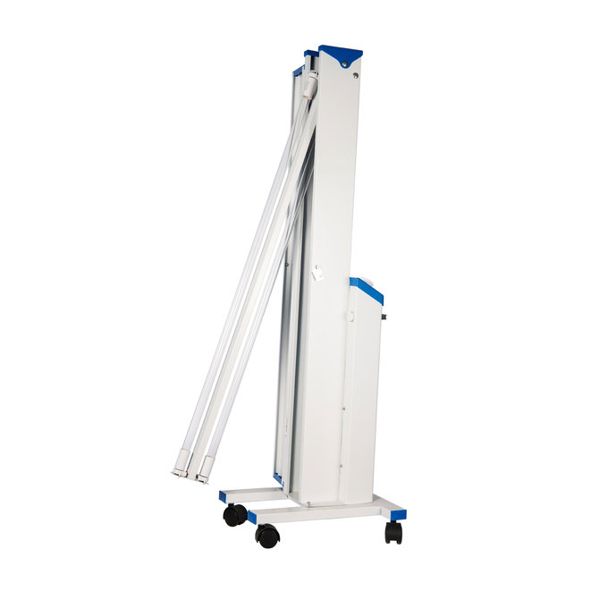 vehículo médico ligero UVC 3 del desinfectante de la carretilla ULTRAVIOLETA de la desinfección del aire 30w