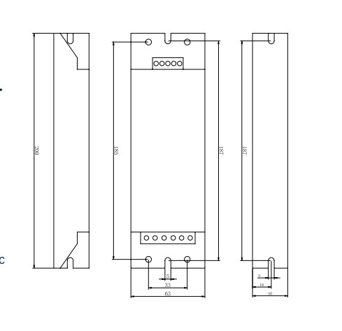 H forma el lastre electrónico de la lámpara germicida para las lámparas ULTRAVIOLETA 150W 1