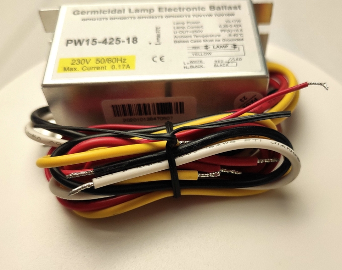 esterilizador UVC electrónico 18w 4 Pin For T5 0 del lastre de la lámpara de 24V DC