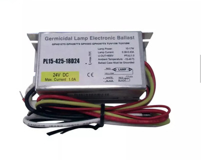 esterilizador UVC electrónico 18w 4 Pin For T5 4 del lastre de la lámpara de 24V DC