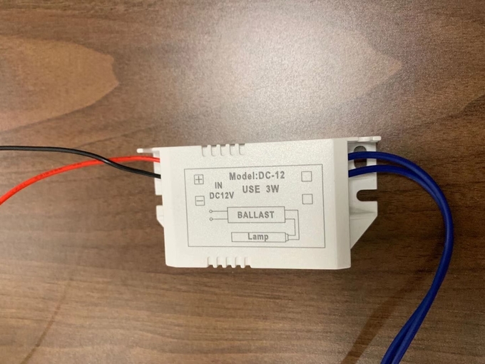 Poder ULTRAVIOLETA del lastre electrónico ULTRAVIOLETA del lastre 12VDC 3W pequeño que mata a las bacterias 2